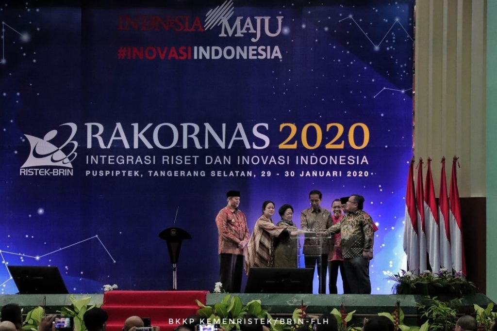 Rakornas 2020, Ristek-Brin Paparkan Riset Unggulan di Depan Jokowi